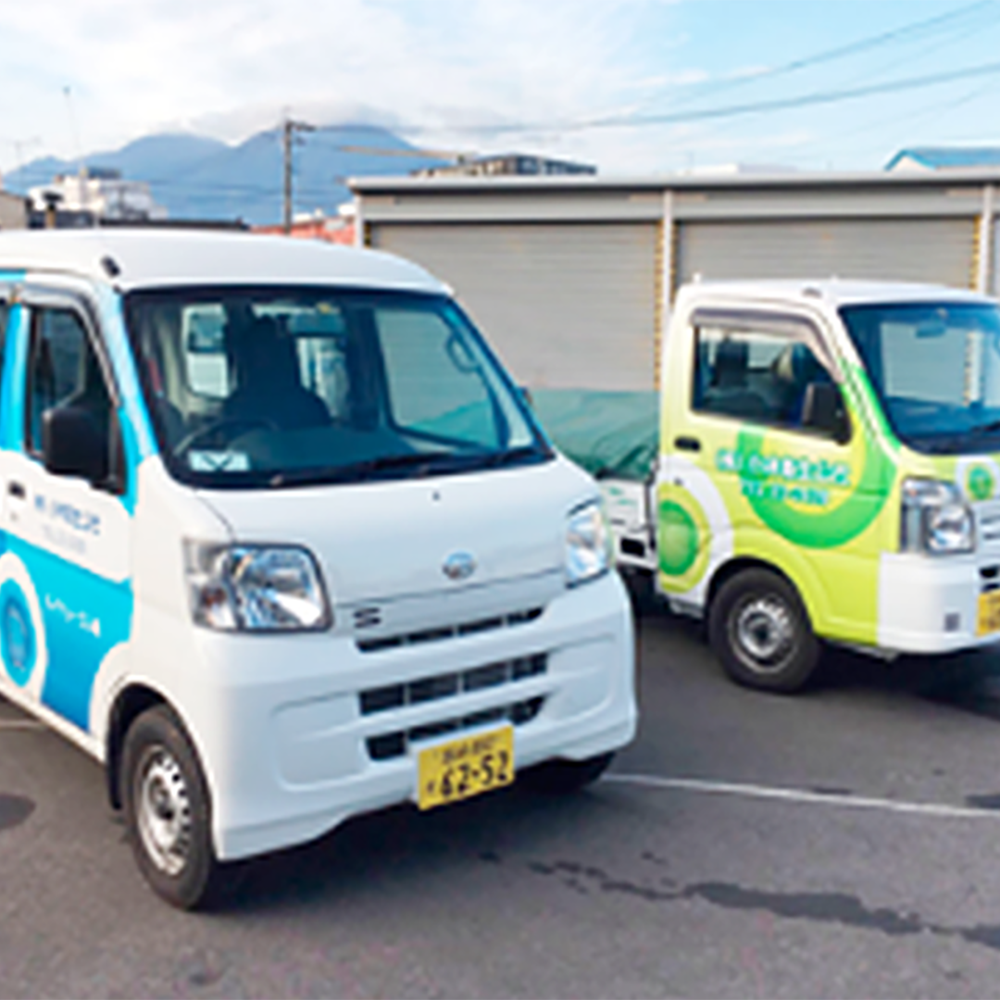 環境にやさしい作業車の導入